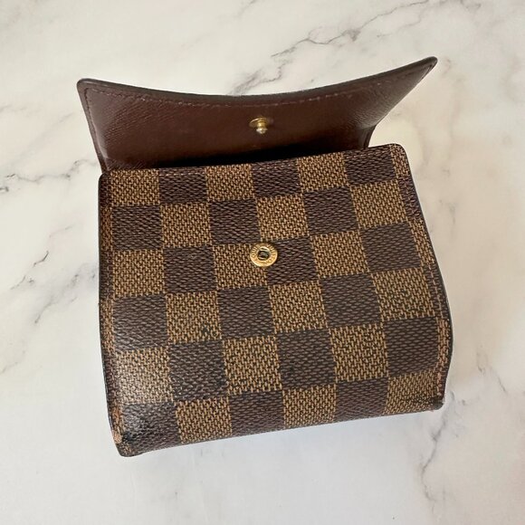 Louis Vuitton Damier Ebene Porto Monevier Cult Credit Bifold Wallet - Picture 6 of 6